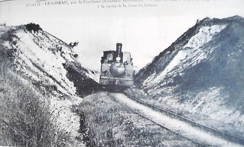 Passage du tramway dans la rampe du Gibaud (orthographe exacte)
