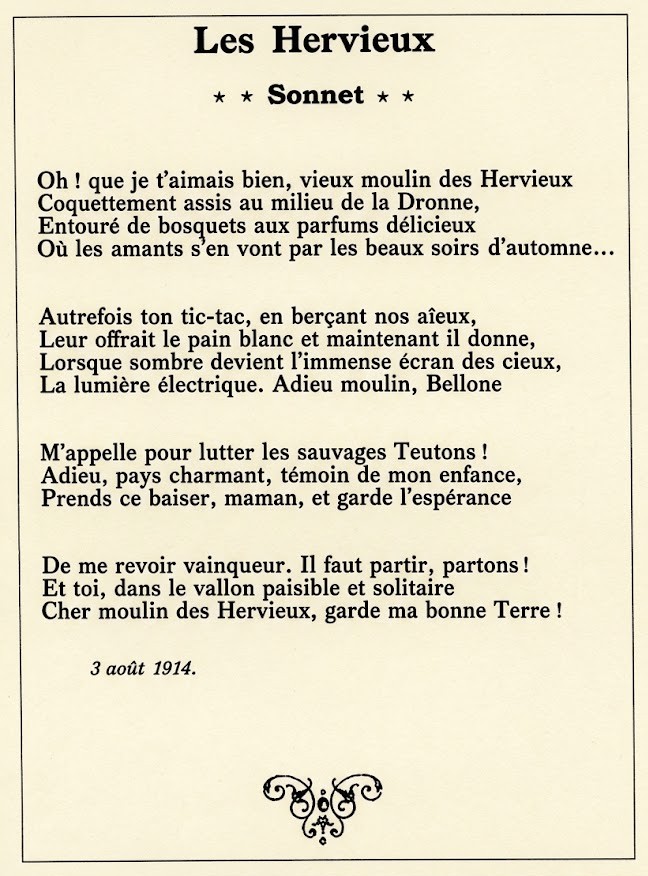 Sonnet - Les Hervieux