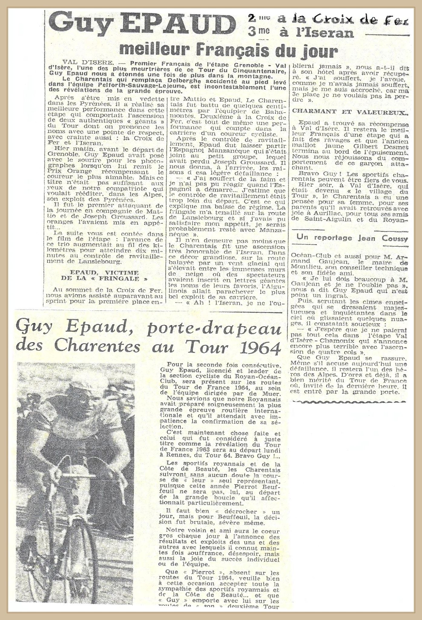 Le meilleur Français des sommets — 1963 —