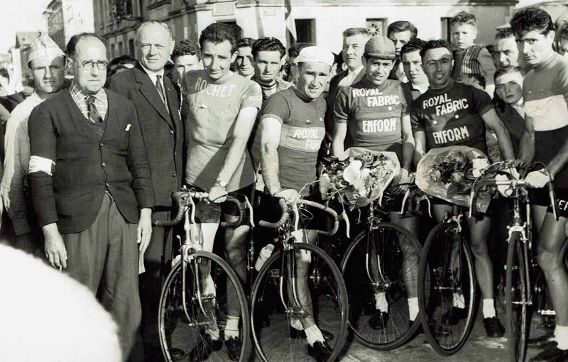 Le podium des géants — 1957 .