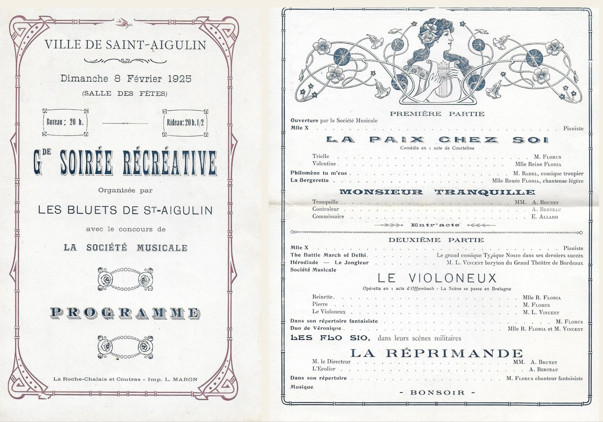 Un programme d'époque