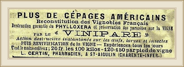 Le manifeste du Vinipare (1895) : l'arme de Léon Certin