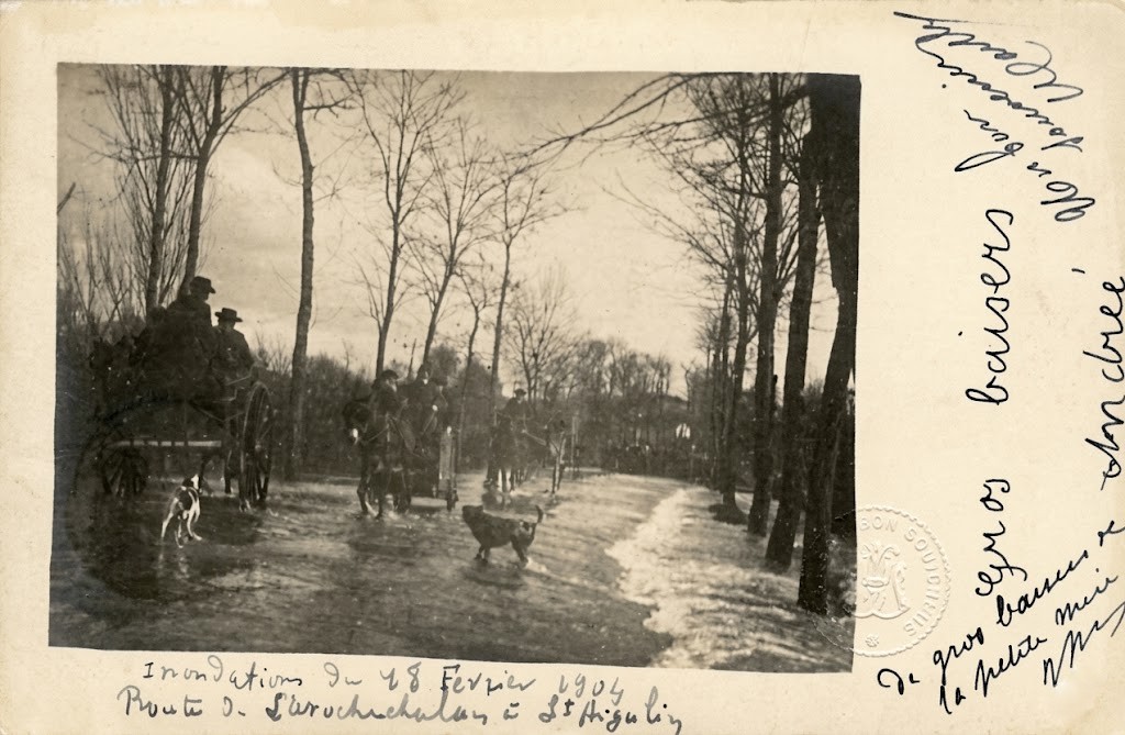 Les caprices de la rivière : quand la Dronne sort de son lit