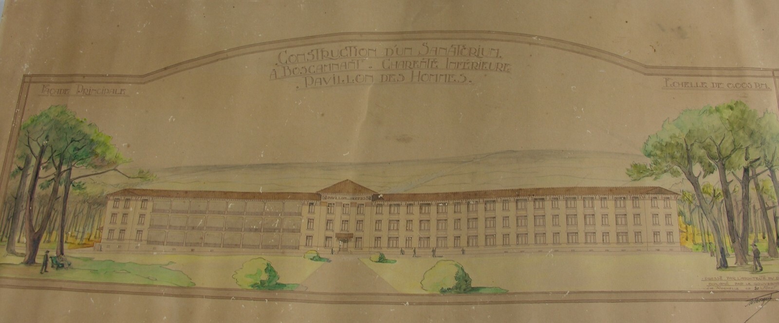 Plan du Sanatorium