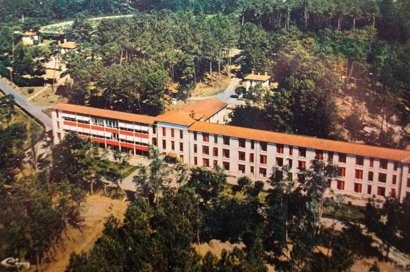 Vue aérienne du domaine dans la seconde moitié du XXe siècle